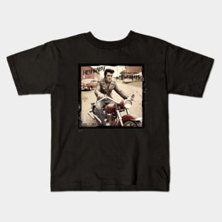 fifties biker Kids T-Shirt